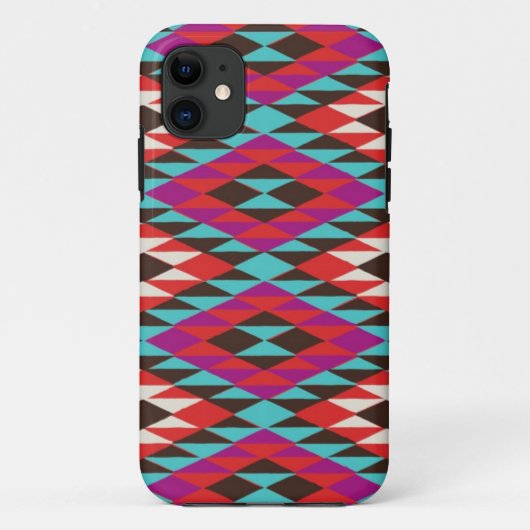 Roze woestijn Native American patroon iPhone4 hoes (Achterkant)