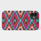 Roze woestijn Native American patroon iPhone4 hoes (Achterkant (horizontaal))