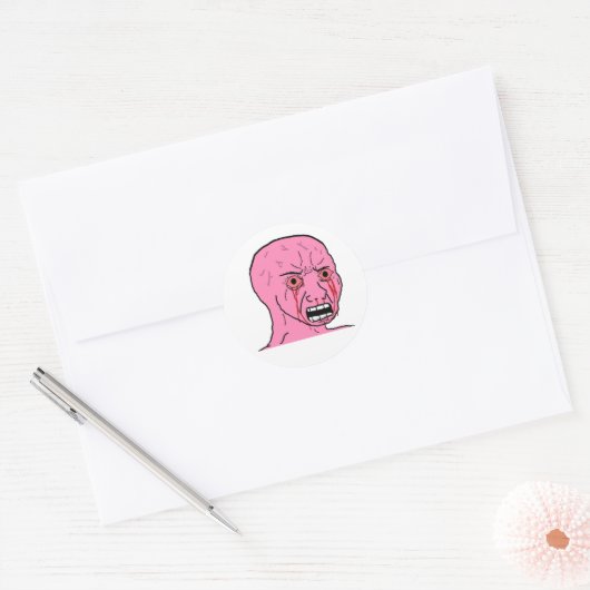 Roze Wojak stickers (Envelop)