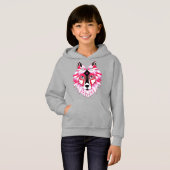 Roze Wolf Head Polygon Design-24531 (Voorkant volledig)