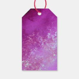 Roze Wolk Effect Cadeaulabel