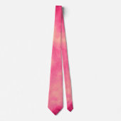 Roze Wolk Effect Necksjaal Stropdas (Voorkant)