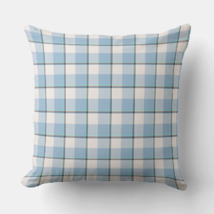 Roze wolk en blauwe lagune Plaid Worp Kussen
