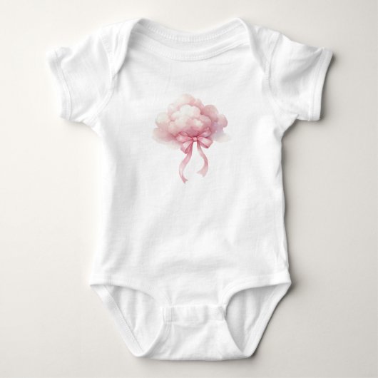 Roze wolk en boog  romper (Voorkant)