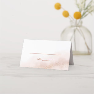 Roze wolk gouden bruiloft plaatskaartje