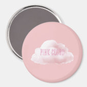 Roze Wolk Magneet (Voorkant / Achterkant)
