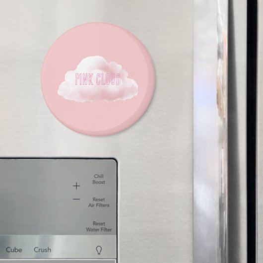 Roze Wolk Magneet (Insitu (Koelkast))