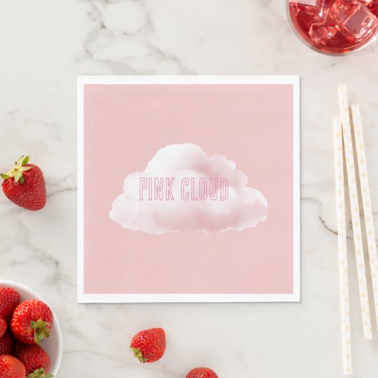Roze wolk servet (Insitu)
