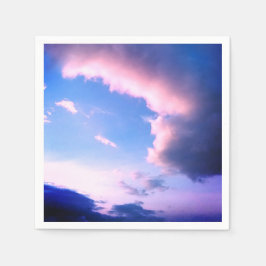 Roze wolk servet