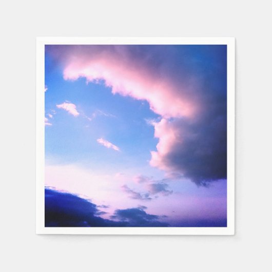 Roze wolk servet (Voorkant)
