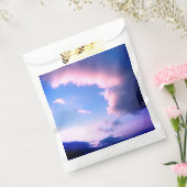 Roze wolken bedankzakje (Gezegeld)