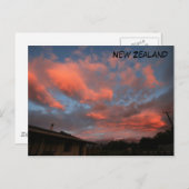 Roze wolken briefkaart (Voorkant / Achterkant)