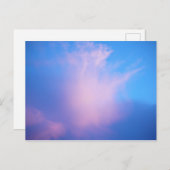 Roze wolken briefkaart (Voorkant / Achterkant)