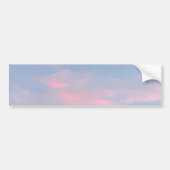  roze wolken bumpersticker (Voorkant)