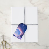 Roze wolken cadeaulabel (Met Touw)