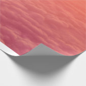 Roze wolken cadeaupapier (Hoek)