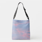 roze wolken crossbody tas (Achterkant)