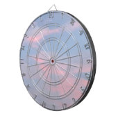  roze wolken dartbord (Voorkant Rechts)