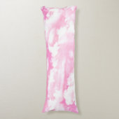 Roze wolken Decor klaar om aan te passen Lichaamskussen (Voorkant Verticaal)