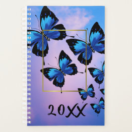 Roze wolken en butterflies Planner