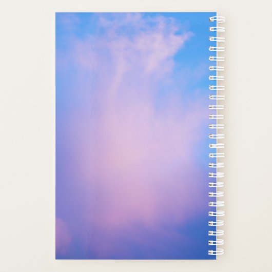 Roze wolken en butterflies Planner (Achterkant)
