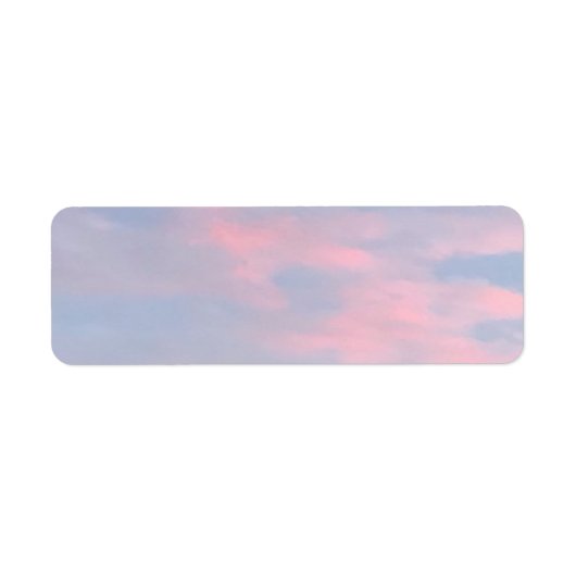 roze wolken etiket (Voorkant)