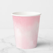 Roze wolken Feest Papieren Bekers (Voorkant)