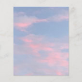  roze wolken flyer (Voorkant)