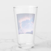 Roze wolken glas (Achterkant)