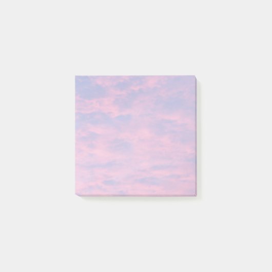 Roze wolken in de blauwe hemel post-it® notes (Voorkant)