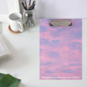 Roze wolken in de hemel Bijbelvers Klembord