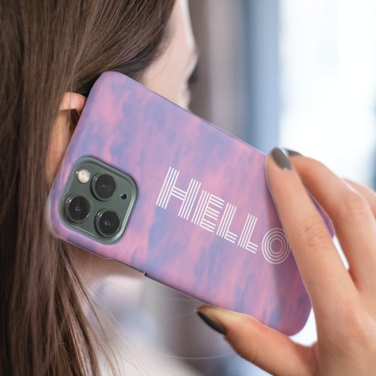Roze wolken in Sky Hallo Case-Mate iPhone Case