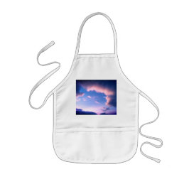 Roze wolken kinder schort