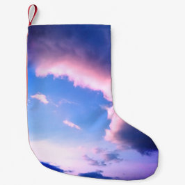 Roze wolken kleine kerstsok