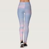 roze wolken leggings (Achterkant)