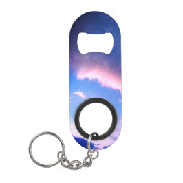 Roze wolken mini flessenopener