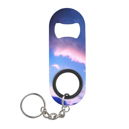 Roze wolken mini flessenopener (Voorkant)