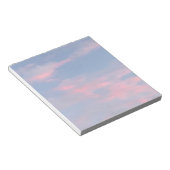 roze wolken notitieblok (Schuin)