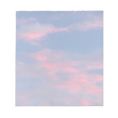roze wolken notitieblok (Voorkant)