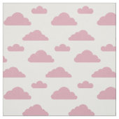 Roze wolken op witte stof van Nicole Janes (Swatch)