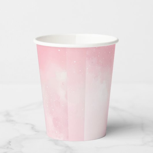 Roze wolken Partij Papieren Bekers (Links)