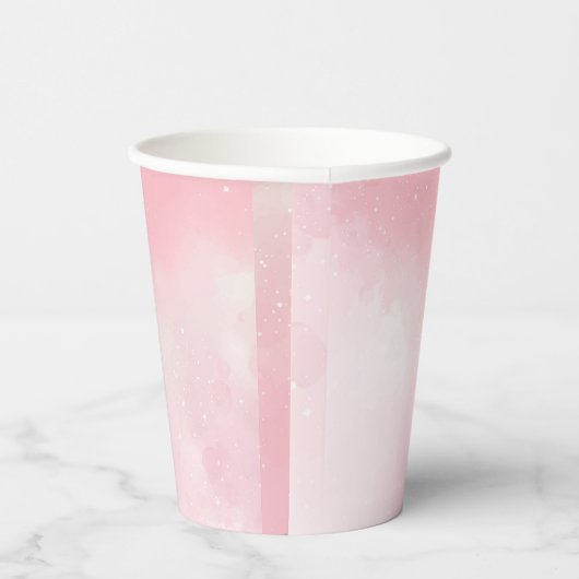 Roze wolken Partij Papieren Bekers (Rechts)