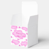 Roze Wolken Pastel Sterren Bruidsmeisje Girly Mode Bedankdoosjes (Geopend)