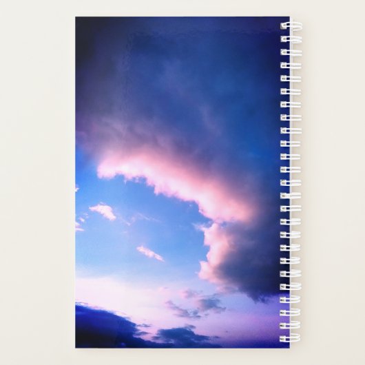 Roze wolken planner (Achterkant)