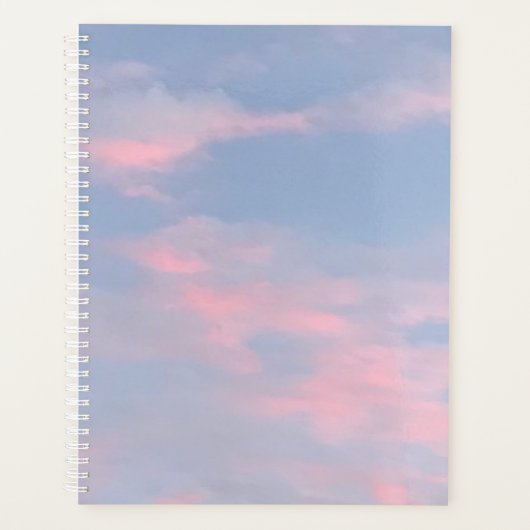 roze wolken planner (Voorkant)