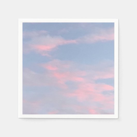  roze wolken servet (Voorkant)