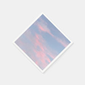  roze wolken servet (Hoek)