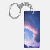 Roze wolken sleutelhanger (Voorkant Links)
