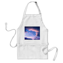 Roze wolken standaard schort