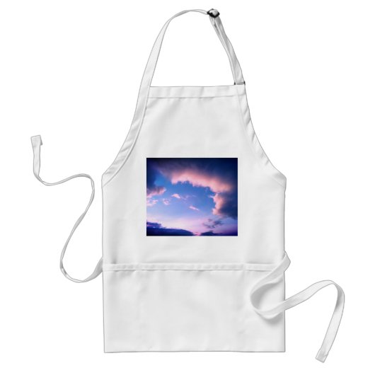 Roze wolken standaard schort (Voorkant)